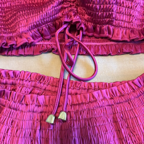 Pink two piece pant set - Picture 4 of 5